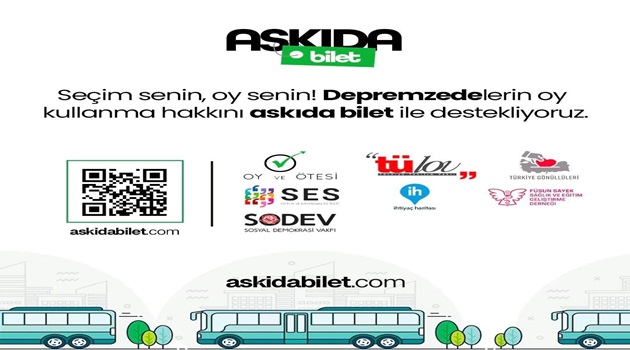 Depremzedelerin Oy Kullanma Hakkını Askıda Bilet İle Destekliyorlar