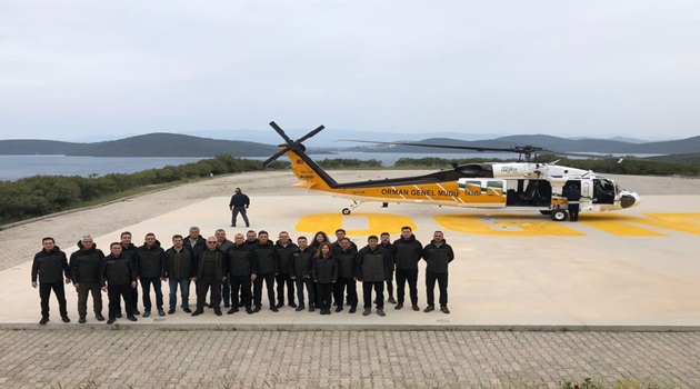 Yangın Söndürme Helikopteri Test Uçuşunu Yaptı