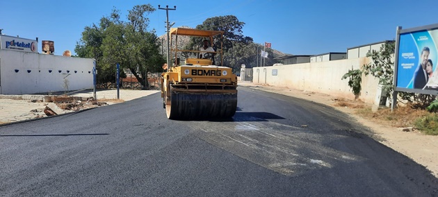 Bodrum Turgutreis’te Sıcak Asfalt Çalışması Tamamlandı