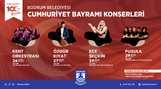 BODRUM’DA CUMHURİYET KUTLAMALARI