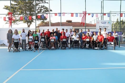 TEKERLEKLİ SANDALYE 100. YIL TENİS TURNUVASI SONA ERDİ