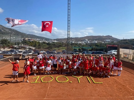 BODRUM TENİSİNDE 100. YIL COŞKUSU