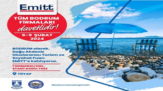 BODRUM, EMITT TURİZM FUARINDA YERİNİ ALACAK