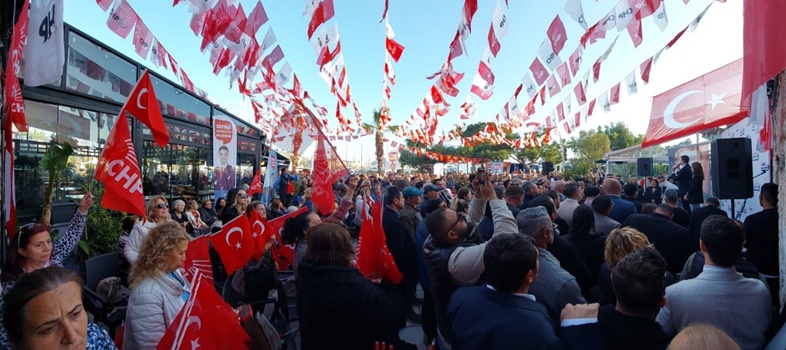 CHP BODRUM YAĞHANE SEÇİM OFİSİ AÇILDI