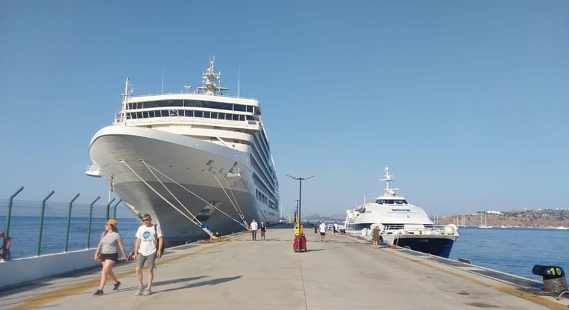 Silver Muse Bodrum Limanı’nda