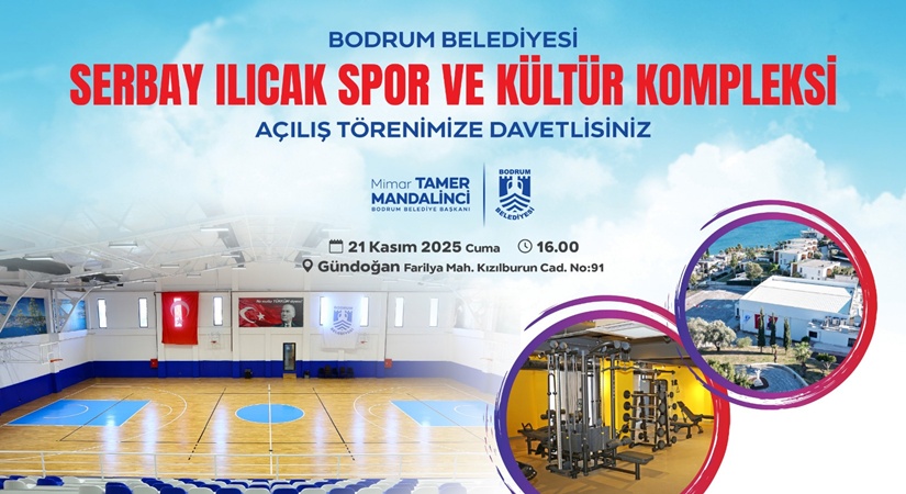 Yenilenen Serbay Ilıcak Spor ve Kültür Kompleksi Açılıyor