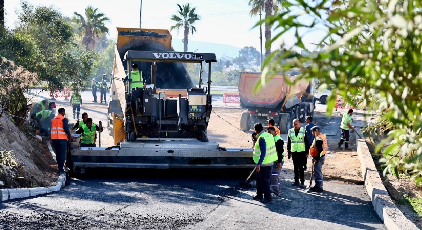 Bodrum Belediyesinden Üstyapı Çalışmaları