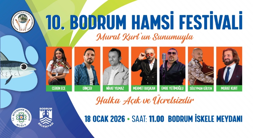 10. Bodrum Hamsi Festivali 18 Ocak’ta