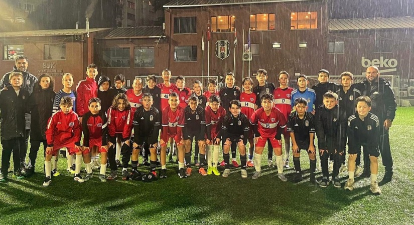 Ortakent Yahşi U12 Takımı Beşiktaş Futbol Akademisi ile Karşılaştı