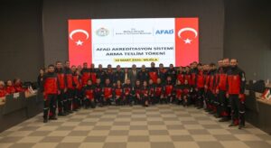 Bodrum Belediyesi BAK Ekibine AFAD Akreditasyon Arması