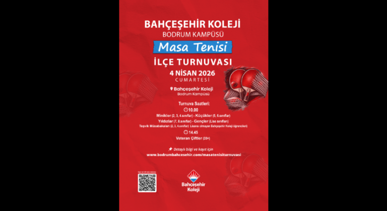 Bodrum’da Masa Tenisi Heyecanı Bahçeşehir Koleji’nde Yaşanacak
