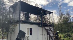 Yaşam Alanı Olarak Kullanılan Konteynerde Yangın Çıktı