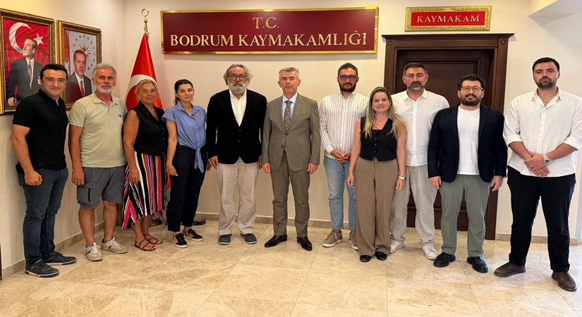 Bodrum Kent Konseyi’nden Kaymakam Ali Sırmalı’ya Nezaket Ziyareti
