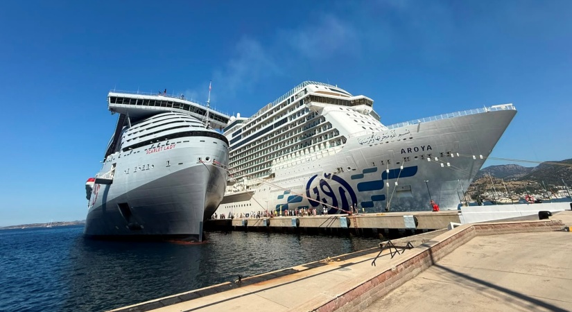 Bodrum Cruise Limanı’nda Çifte Kruvaziyer Hareketliliği