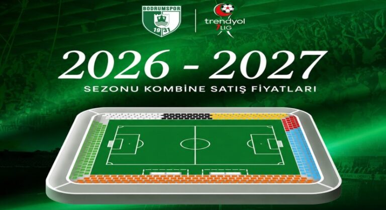 Bodrum FK, 2026-2027 Sezonu Kombine Fiyatlarını Açıkladı