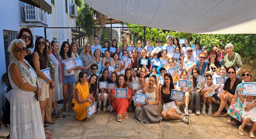 ÇYDD Bodrum Şubesi Yaz Okulunu Düzenlenen Etkinlikle Kapattı