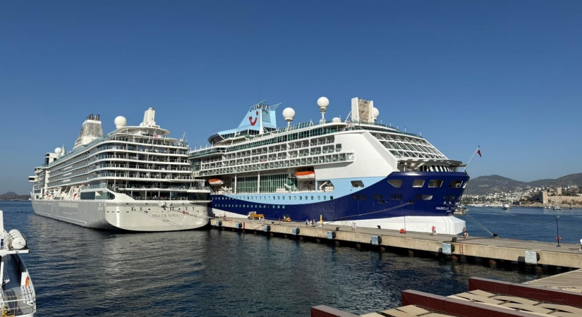 Bodrum Cruise Port’ta Kruvaziyer Hareketliliği: İki Gemi, 2 Bin 484 Yolcu Getirdi