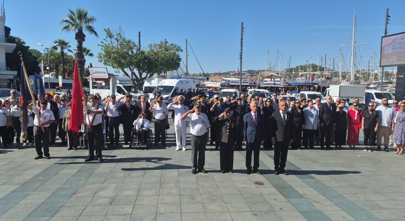 Bodrum’da 19 Eylül Gaziler Günü Törenle Kutlandı