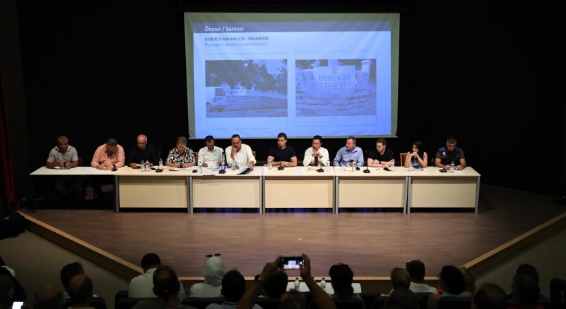 Başkan Aras ve Başkan Mandalinci, Mahalle Muhtarıyla Bir Araya Geldi