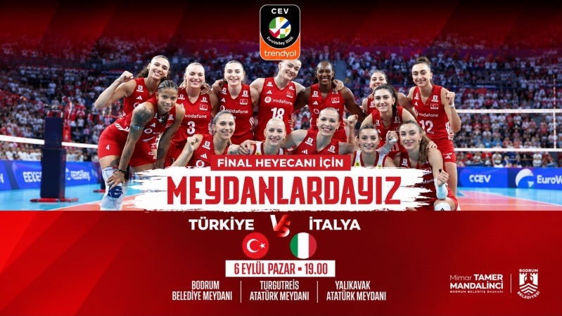 Bodrum’da Final Heyecanı Meydanlarda Yaşanacak
