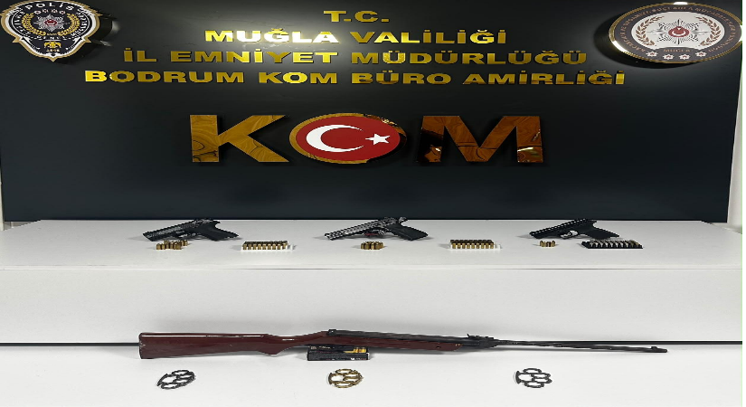 Muğla’da Ruhsatsız Silah Operasyonu: 1 Kişi Tutuklandı